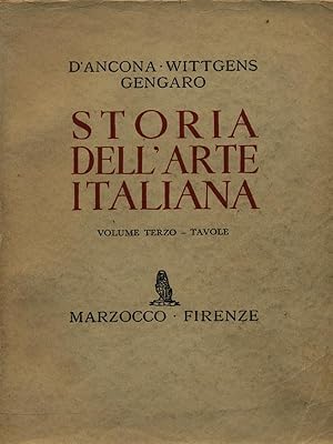 Immagine del venditore per Storia dell'arte italiana vol. 3 - Tavole venduto da Librodifaccia