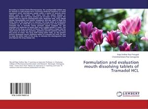 Seller image for Formulation and evaluation mouth dissolving tablets of Tramadol HCL for sale by AHA-BUCH GmbH