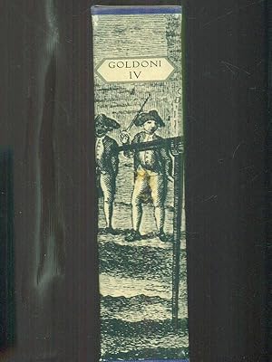 Image du vendeur pour Goldoni. Vol IV mis en vente par Librodifaccia