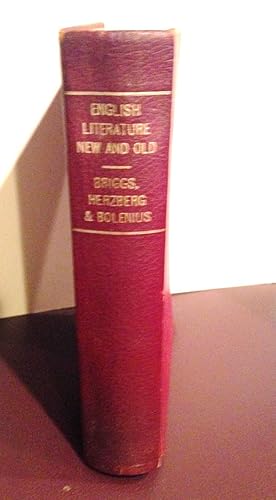 Imagen del vendedor de English Literature: New and Old Literature In The Senior High School. a la venta por Henry E. Lehrich