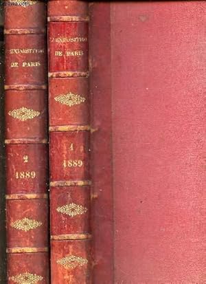 Bild des Verkufers fr L'EXPOSITION DE PARIS (1889) - EN 2 VOLUMES (TOME 1 : 1er et 2e volumes runis) + TOME 2 : 3e et 4e volumes runis). / 80 numeros . zum Verkauf von Le-Livre