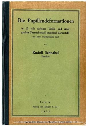 Bild des Verkufers fr Die Pupillendeformationen in 12 teils farb. Taf. u. e. grossen bersichtstaf. graphisch dargest. mit kurz erluterndem Text zum Verkauf von Dennis Wolter