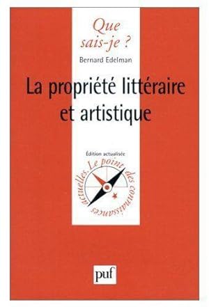 La propriété littéraire et artistique