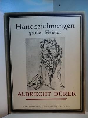 Bild des Verkufers fr Handzeichnungen grosser Meister. Albrecht Drer. 24 Kupfertiefdrucke zum Verkauf von Antiquariat Weber