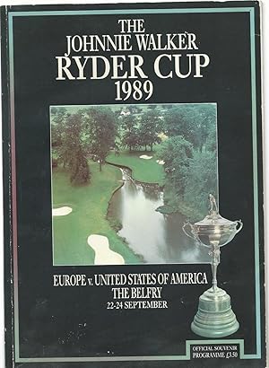 The Ryder Cup 1989. The Belfry 22-24 September. Official Programme
