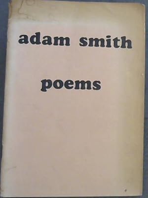 Bild des Verkufers fr Adam Smith Poems zum Verkauf von Chapter 1