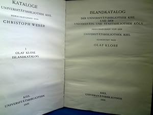 Islandkatalog der Universitätsbibliothek Kiel und der Universitäts- und Stadtbibliothek Köln =(Ka...