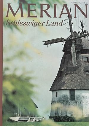 Bild des Verkufers fr Schleswiger Land - Merian Heft 1/1971 - 24. Jahrgang zum Verkauf von Versandantiquariat Nussbaum