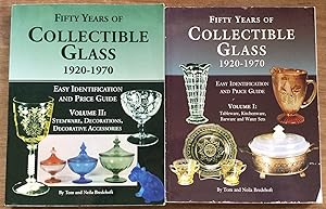 Seller image for Fifty Years of Collectible Glass: 1920-1970, Volume II, Easy Identification and Price Guide. Together with Volume I as set. for sale by Molly's Brook Books