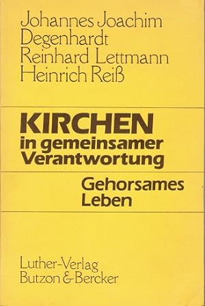Seller image for Kirchen in gemeinsamer Verantwortung - gehorsames Leben for sale by Schrmann und Kiewning GbR