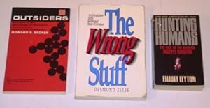 Image du vendeur pour 3 Book Lot - Sociology (Outsiders Studies in the Sociology of Deviance; Wrong Stuff An Introduction to the Sociological Study of Deviance, The; Hunting Humans The Rise of the Modern Multiple Murderer) mis en vente par Past Pages