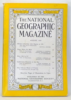 Seller image for The National Geographic Magazine, Volume CXIV, Number Two (August, 1958) for sale by Cat's Cradle Books