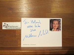 Bild des Verkufers fr Postkarte signiert / handsigned / Autograph / Autogramm zum Verkauf von Antiquariat im Kaiserviertel | Wimbauer Buchversand