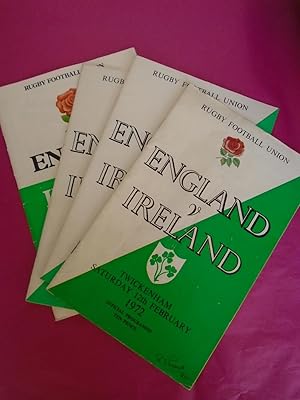 ENGLAND V IRELAND 1972, 1976, 1976, 1982