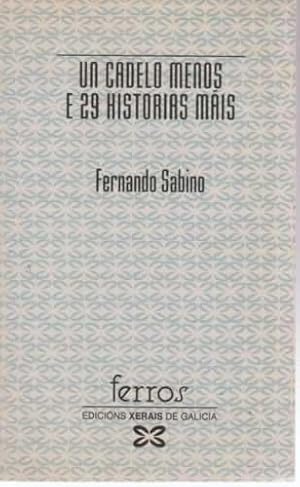 Seller image for Un cadelo menos e 29 historias mis for sale by Librera Cajn Desastre