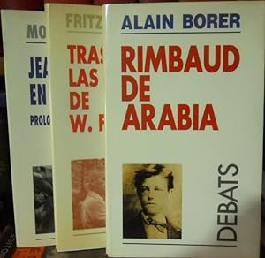 Seller image for JEAN GENET EN TANGER Prlogo de William Burroughs + TRAS LAS HUELLAS DE W. FAULKNER Mentiroso de profesin + RIMBAUD DE ARABIA suplemento al viaje (3 libros) for sale by Libros Dickens