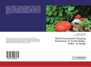 Imagen del vendedor de Rural Consumers' buying behaviour in Tamil Nadu, India - A Study a la venta por AHA-BUCH GmbH