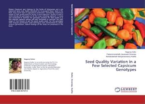 Immagine del venditore per Seed Quality Variation in a Few Selected Capsicum Genotypes venduto da AHA-BUCH GmbH