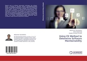 Seller image for Using CK Method to Determine Software Maintainability for sale by AHA-BUCH GmbH