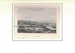 Seller image for Baltimore. - Original-Stahlstich.,unten links: Aus d. Kunstanst. d. Bibl. Inst. in Hildbh., for sale by Antiquariat Kastanienhof