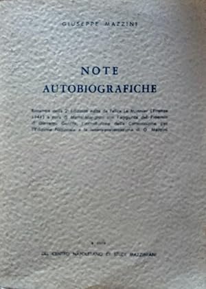 NOTE AUTOBIOGRAFICHE