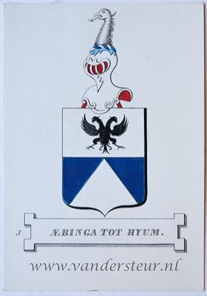 Wapenkaart/Coat of Arms: Aebinga tot Huym