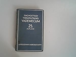 Seller image for Diagnostisch-therapeutisches Vademecum fr Studierende und rzte. for sale by Antiquariat Bookfarm