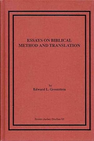 ESSAYS ON BIBLICAL METHOD AND TRANSLATION