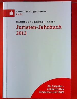 Bild des Verkufers fr Juristen-Jahrbuch 2013. zum Verkauf von biblion2