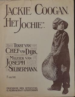 Jackie Coogan "Het Jochie". Tekst van Chef van Dijk