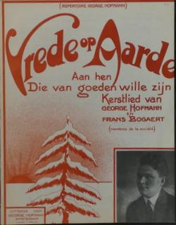 Seller image for Vrede op aarde. Aan hen die van goeden wille zijn. Kerstlied for sale by Paul van Kuik Antiquarian Music