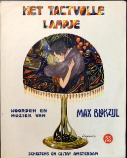 Image du vendeur pour Het tactvolle lampje. Woorden en muziek van Max Blokzijl mis en vente par Paul van Kuik Antiquarian Music