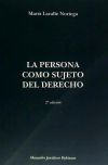 Seller image for La persona como sujeto del derecho for sale by AG Library