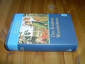 Bild des Verkufers fr Des Knaben Wunderhorn. Alte deutsche Lieder. Vollstndige Ausgabe nach dem Text der Erstausgabe von 1806/1808. Hrsg. von Willi A. Koch. Mit einem Nachwort von Heinz Rlleke. (= Winkler Weltliteratur). zum Verkauf von Antiquariat An der Vikarie