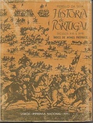 Imagen del vendedor de HISTORIA DE PORTUGAL NOS SECULOS XVII E XVIII. INDICE DE NOMES PROPIOS. a la venta por Librera Javier Fernndez