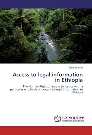 Immagine del venditore per Access to legal information in Ethiopia : The Human Right of access to justice with a particular emphasis on access to legal information in Ethiopia venduto da AHA-BUCH GmbH