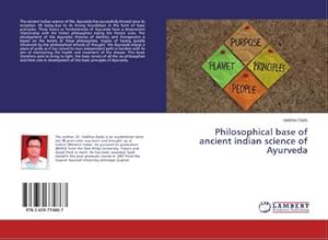 Imagen del vendedor de Philosophical base of ancient indian science of Ayurveda a la venta por AHA-BUCH GmbH