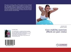 Immagine del venditore per Core stability exercises effects on pain status venduto da AHA-BUCH GmbH