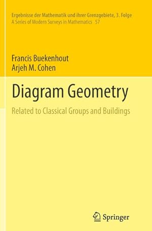 Bild des Verkufers fr Diagram Geometry : Related to Classical Groups and Buildings zum Verkauf von AHA-BUCH GmbH