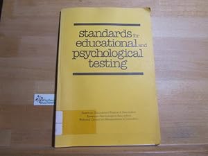 Bild des Verkufers fr Standards for Educational and Psychological Testing: Guidelines for One of the Most Important Contributions of Behavioral Science zum Verkauf von Antiquariat im Kaiserviertel | Wimbauer Buchversand