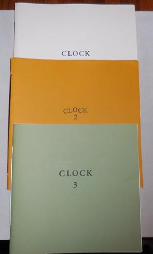 Immagine del venditore per Clock Issues One, Two and Three venduto da Derringer Books, Member ABAA