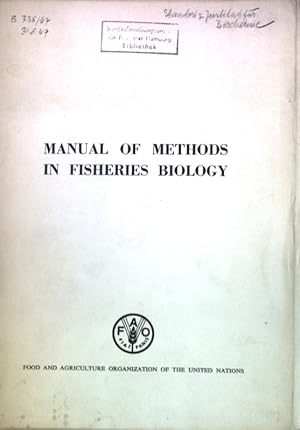 Seller image for Manual of Methods in Fisheries Biology (10 Hefte); for sale by books4less (Versandantiquariat Petra Gros GmbH & Co. KG)