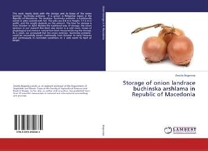 Imagen del vendedor de Storage of onion landrace buchinska arshlama in Republic of Macedonia a la venta por AHA-BUCH GmbH