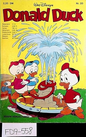 Bild des Verkufers fr Walt Disneys Donald Duck. Nr. 20. zum Verkauf von ANTIQUARIAT.WIEN Fine Books & Prints