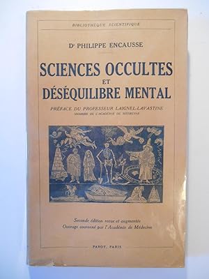 Image du vendeur pour "Sciences occultes" et Dsquilibre mental. mis en vente par Arca librairie