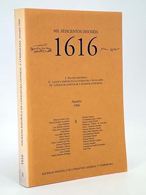 Seller image for 1616 MIL SEISCIENTOS DIECISIS X. ANUARIO 1996 1996 (Vvaa) Facultad de Filologa UCM, 1996 for sale by Libros Fugitivos