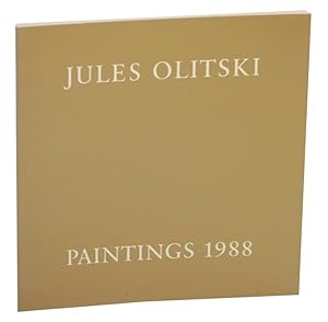 Bild des Verkufers fr Jules Olitski: New Paintings zum Verkauf von Jeff Hirsch Books, ABAA