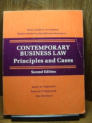 Seller image for STUDY GUIDE TO ACCOMPANY CONTEMPORARY BUSINESS LAW PRINCIPLES AND CASES, 2ND EDITION, BY HOEBER/REITZEL/LYDEN/ROBERTS/SEVERANCE for sale by The Book Abyss