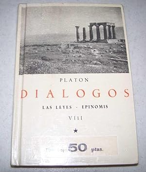 Imagen del vendedor de Dialogos: Las Leyes Epinomis VIII a la venta por Easy Chair Books