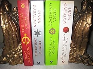 Imagen del vendedor de 5-8 in the Outlander Series by Diana Gabaldon (Set Includes: The Fiery Cross, A Breath of Snow and Ashes, An Echo in the Bone and Written in My Own Heart's Blood) [Unknown Binding] a la venta por Lakeside Books